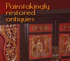 carefully restored Chinese and Tibetan antiques